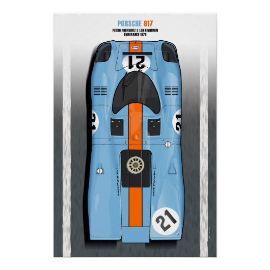 917 Rodriguez - Kinnunen LM 1970 ポスター (正面)