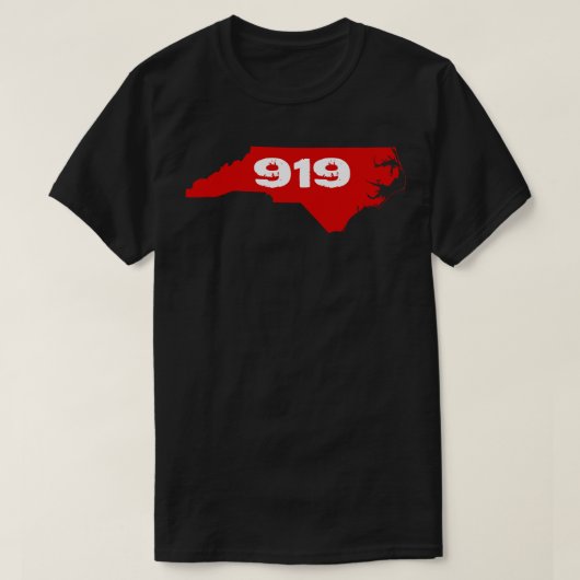 919 赤と白 Tシャツ (デザイン正面)