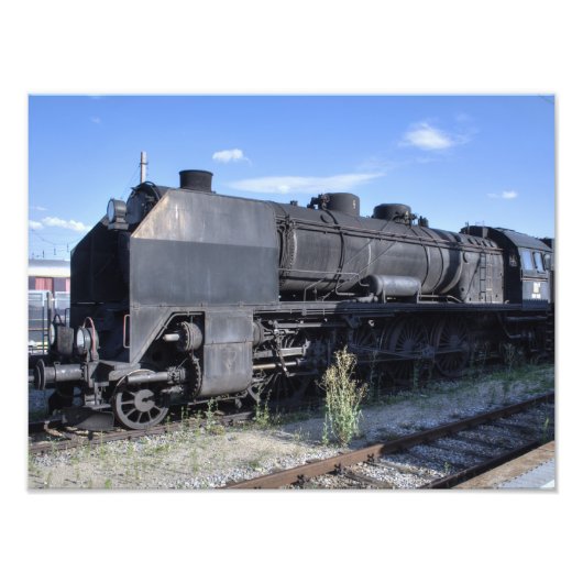919.138蒸気機関車 フォトプリント            (正面)