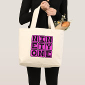 91、ナンバー91 ラージトートバッグ (正面(商品))