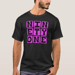 91, ナンバー91 Tシャツ