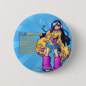 91.8ボタン 缶バッジ (正面)