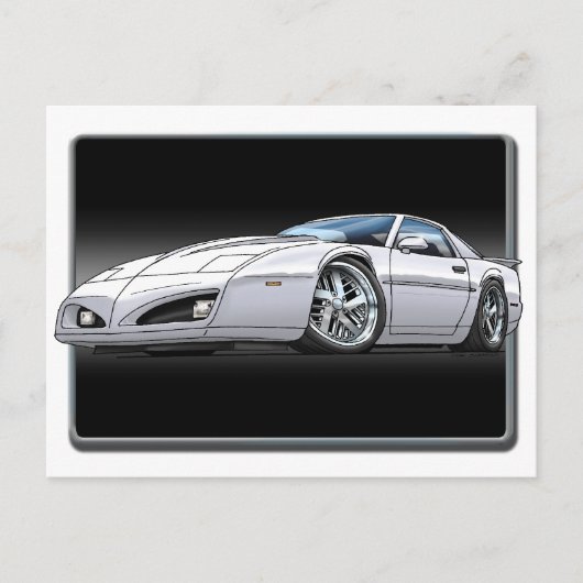 91_92_Firebird_White ポストカード (正面)