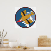 91stボンバルメントグループUSAAFクリーンスタイル ポスター (キッチン)