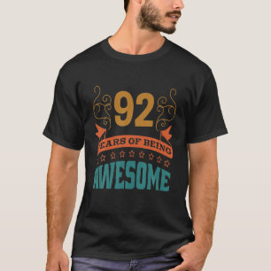 92おもしろい誕生日B日ことわざ年齢92年ジョーク Tシャツ