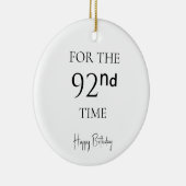 92回目のお誕生日おめでとう セラミックオーナメント (右)
