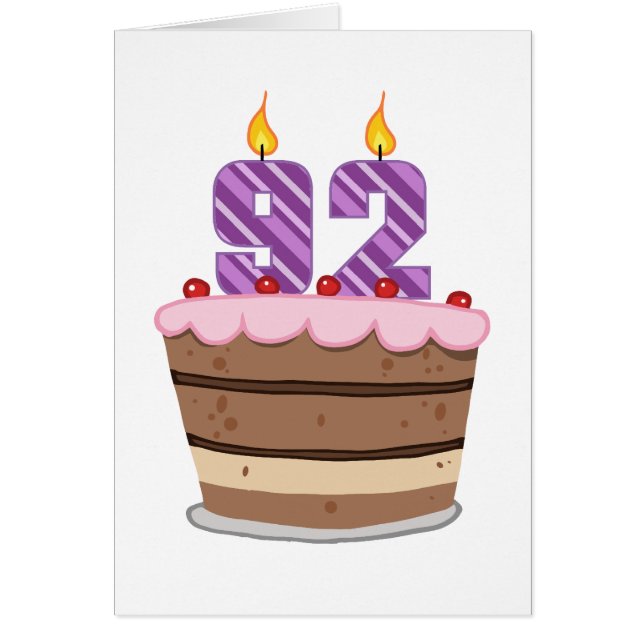 92歳お誕生日ケーキ (正面)