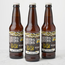 92歳のラスティックな誕生日を祝って　乾杯＆ビール