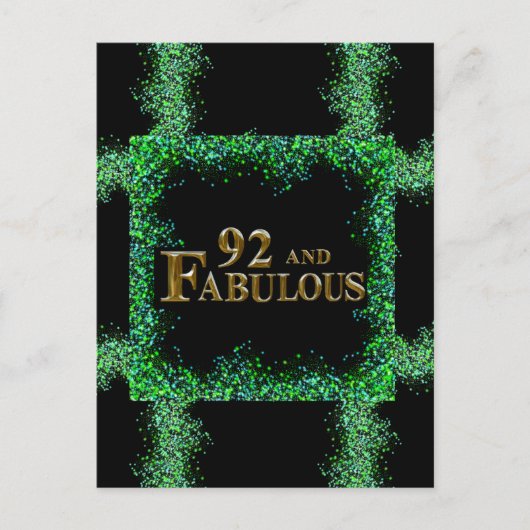 92歳の誕生日 ポストカード (正面)