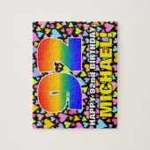 92番目の誕生日—おもしろい、愛するハートシェイプ+「92」 ジグソーパズル (縦)