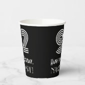 92番目の誕生日:インスパイアアールデコの検索「92」 +名前 紙コップ (左)