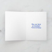 92番目の誕生日:レッドデジタルクロックスタイル"92" +名前 カード (内部)