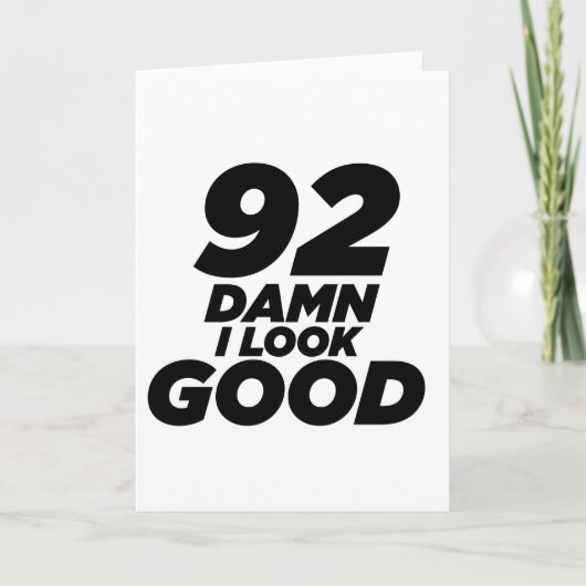 92私は良い誕生日 カード (正面)