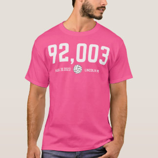 92003 Volleyball Aug 30 2023バレーボール愛好家 Tシャツ