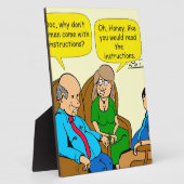 923の指示読は漫画のカップル フォトプラーク (側面)