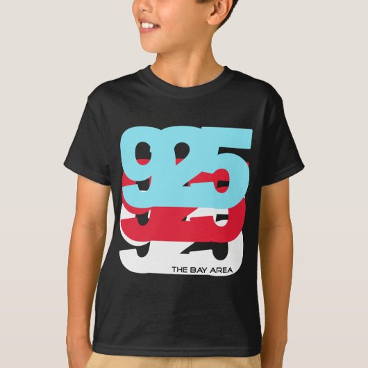 925市外局番 Tシャツ (正面)