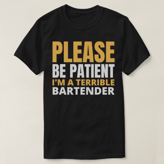 927mの患者さんになって、ひどいバーテンダー2 tシャツ (デザイン正面)