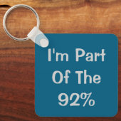 92% キーホルダー (正面)