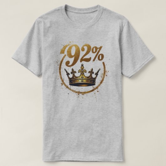 92% Tシャツ (デザイン正面)