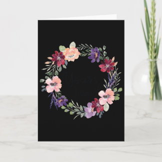 92 Years Loved Floral 92th Birthday Women 92 Years カード