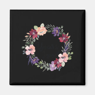 92 Years Loved Floral 92th Birthday Women 92 Years マグネット