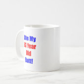 93かみ傷私のお尻 コーヒーマグカップ (正面左)