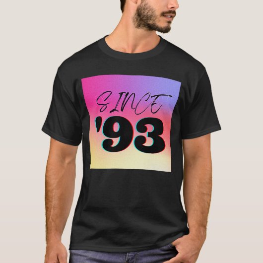 '93グラディエント黒レタリング以降 Tシャツ (正面)