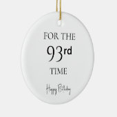 93回目の誕生日おめでとう セラミックオーナメント (右)