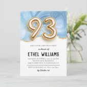 93歳の誕生日パーティーのご招待 招待状 (スタンド正面)