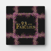 93歳の誕生日 フォトプラーク (正面)