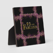 93歳の誕生日 フォトプラーク (正面)