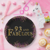 93歳の誕生日 ペーパープレート (パーティー)