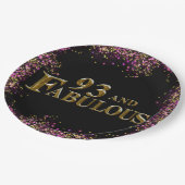 93歳の誕生日 ペーパープレート (アングル)