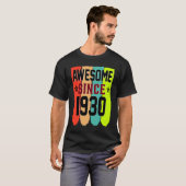 93歳ヴィンテージ1930 93誕生日 Tシャツ (正面フル)