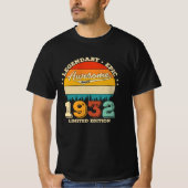 93歳1932年93素晴らし年誕生日贈与以来 Tシャツ (正面)