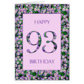 93番誕生日紫デイジー (正面)