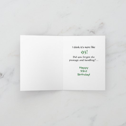 93誕生日 カード (内部)