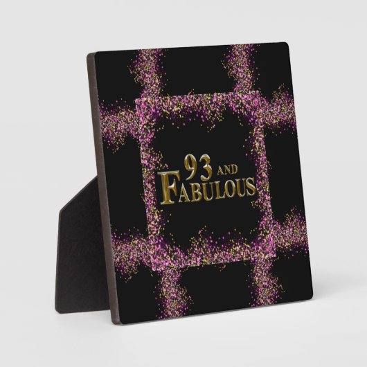 93誕生日 フォトプラーク (正面)