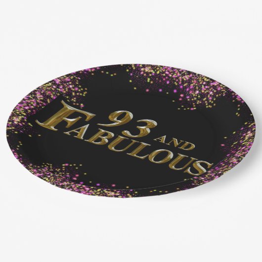 93誕生日 ペーパープレート (アングル)