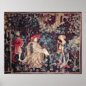 930 The Concert, Tapestry from Arras, 1420 ポスター (正面)