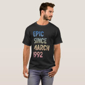 93rd Birthday Men Women 93 Years Old Epic Since Ma Tシャツ (正面フル)