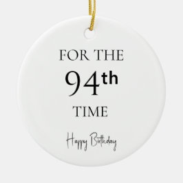 94回目のお誕生日おめでとう セラミックオーナメント