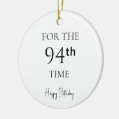 94回目のお誕生日おめでとう セラミックオーナメント (左)