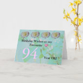 94歳の誕生日 カード (黄色い花)