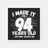 94歳皮肉ミームおもしろい94誕生日 スタンダードカクテルナプキン (正面)