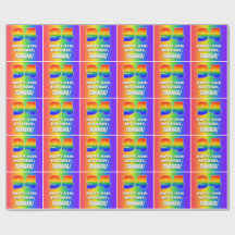 94番目の誕生日カラフル:, おもしろいレインボーパターン# 94