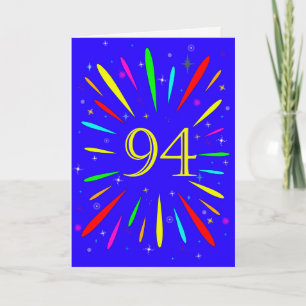 94番目の誕生日爆発カード カード