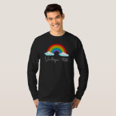 94誕生日ヴィンテージ1928レインボー誕生日 Tシャツ (正面フル)