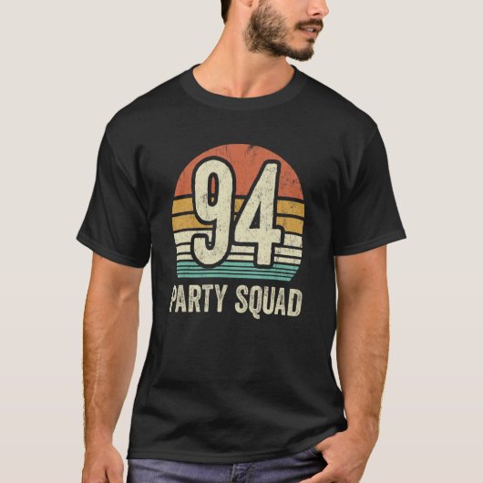 94誕生日94パーティークルー分隊94th BdayグループBi Tシャツ (正面)