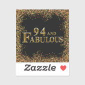 94誕生日 シール (シート)